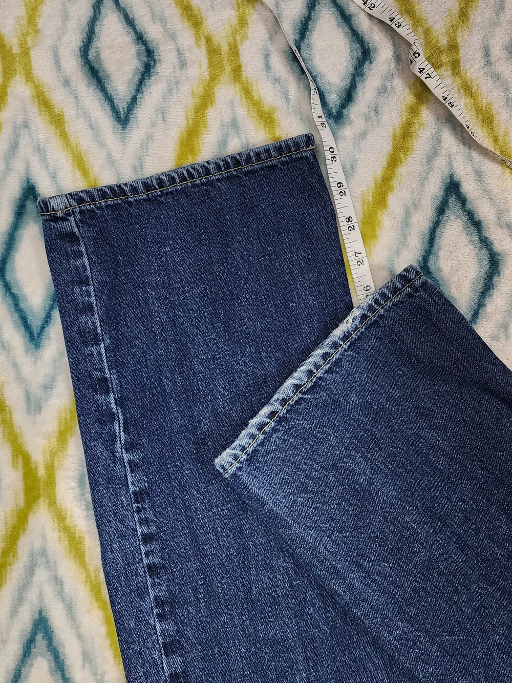 Hollister Men's Dark Blue Bootcut Jeans Y2K Size 32×32